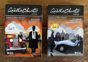 The Agatha Christie Hour Set 1 & 2 PBS Mystery Collection DVD 4 Discs - Picture 1 of 3