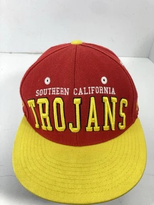 USC University Southern California Zephyr Hat Cap Red Adjustable Snapback Logo - Image 1 of 4