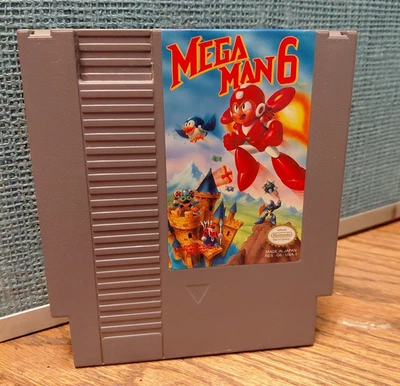Mega Man 6 (Nintendo Entertainment System, 1994) Authentic NES Game - Image 1 of 4
