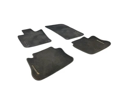 2010-2016 PPORSCHE PANAMERA ПЕРЕДНИЙ ЗАДНИЙ ЛЕВЫЙ ПРАВЫЙ НАПОЛЬНЫЙ КОВРИК ЧЕРНЫЙ КОВЕР OEM - Изображение 1 из 4