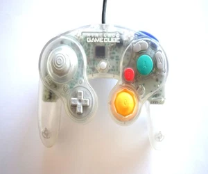 Official Original Nintendo Gamecube Crystal Clear Wired Controller - Picture 1 of 3