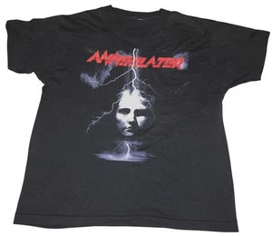 Maglietta grande vintage 1990 1991 Annihilator Neverland World Tour - Foto 1 di 9