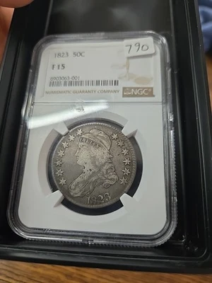 1823 F15 Capped Bust Half Dollar Ngc - Image 1 of 3