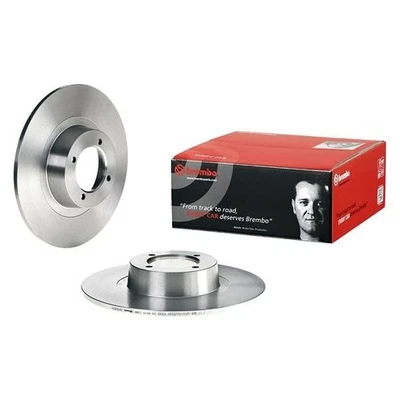 For MG MGB 1974-1980 Brembo Replacement Plain Solid Front Brake Rotor - Image 1 of 4