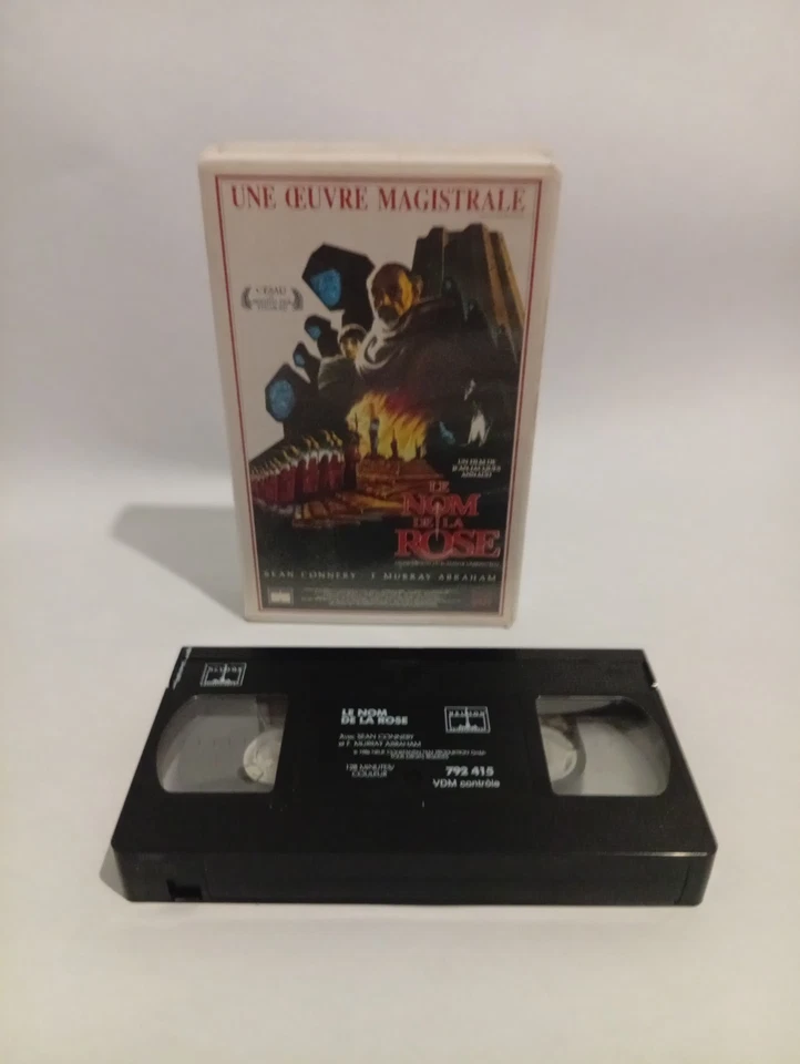 The Name of the Rose VHS Sean Connery Christian Slater Classic Mystery Big Box - Image 1 of 2