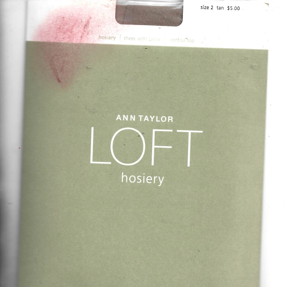 Nova meia-calça Ann Taylor LOFT, blusa de controle, tamanho 2, bronzeada - Imagem 1 de 1