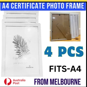 A4 - Certificate Photo Frame Modern Picture Documents Display Frame - Picture 1 of 9