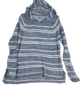 Tommy Bahama Anacapa Marled Linen Blend Hoodie Sweater Women's Sz Large *DEFECT* - Picture 1 of 12
