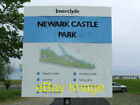 Photo 6x4 Newark Castle Park sign Port Glasgow The map of the park looks  c2007