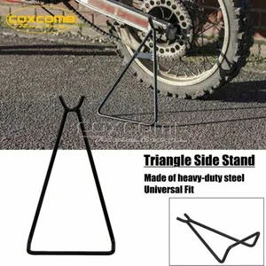Motorcycle Triangle Side Stand Kickstand For Universal Dirt Bike MX Motocross - Picture 1 of 8