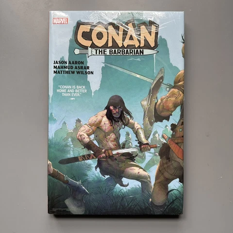 Conan the Barbarian by Aaron & Asrar Hardcover HC NEW SEALED Jason Mahmud Marvel Cover