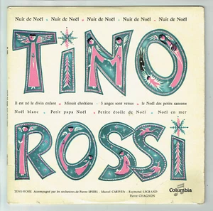 33T 25cm Tino ROSSI Disque NUIT DE NOËL Petits Chanteurs St-Laurent COLUMBIA 502 - Imagen 1 de 4
