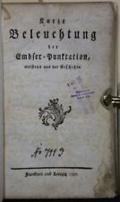 Kurze Beleuchtung der Embser-Punktation, 1787