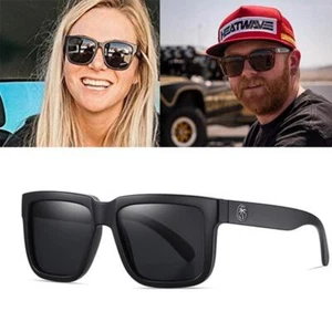 2024 NEW High quality luxury Heat Wave Polarized sunglasses square glasses UV400 - Picture 1 of 22