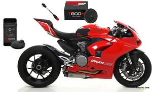 SILENCIADORES SILENCIADORES FLECHA TITANIO + UPMAP + CABLE PARA DUCATI PANIGALE V2 20-24 - Imagen 1 de 8