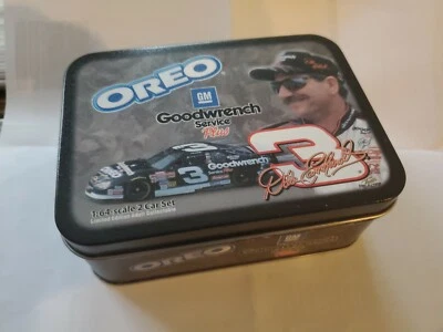 1:64 ACTION 2001 2002 #3 GOODWRENCH OREO DALE EARNHARDT SR 2 CAR SET IN TIN - Image 1 of 4