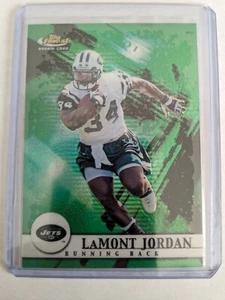 🏆 2001 Topps Finest /1000 LAMONT JORDAN RC #107 NEW YORK JETS - Picture 1 of 2