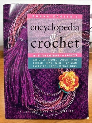 Encyclopedia Of Crochet - 164 Stitch Patterns,  By Donna Kooler - Image 1 of 2