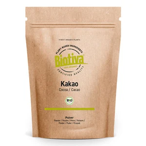 Cacao in polvere fortemente sgrassato biologico 300g Biotiva (46,63 EUR/kg) - Foto 1 di 6