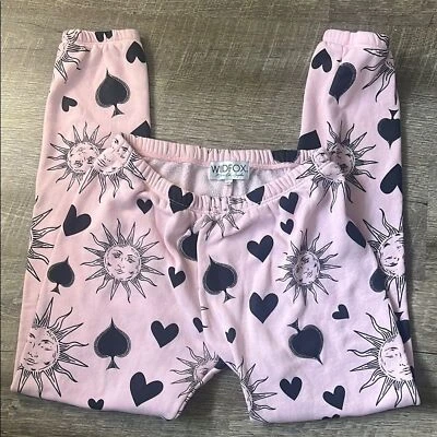 Pantalones deportivos Wildfox Ace Of Spades rosa talla pequeña Foto 1 de 4