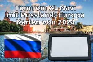 5 Zoll TomTom XL Navi mit Russland Karten 2024 GPS für Urlaub Navigationsgerät - Bild 1 von 6