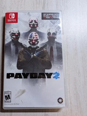 Nintendo Switch Payday 2 com estojo - Imagem 1 de 4