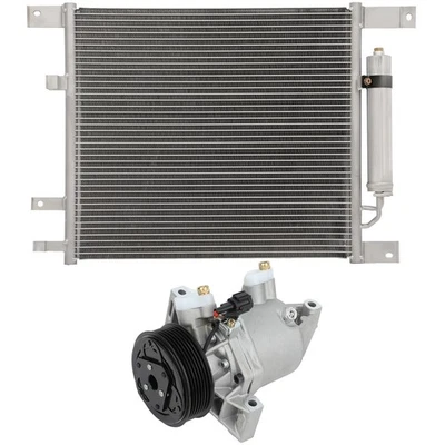 Kit de refrigeración de condensador de CA y compresor de CA para Nissan Versa Note 2014-2018 Foto 1 de 4