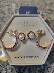 Bomb Party June 2025 As Fate Would Have It Earrings Rose Gold - Picture 1 of 2