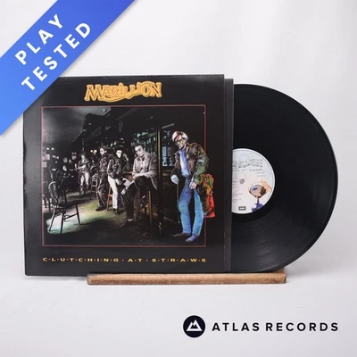 Marillion Clutching At Straws A-1 B-1 LP Album Vinyl Record EMD 1002 - EX/VG+ - Image 1 of 4