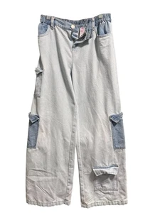 Justice Jeans for Girl's Wide Leg w/ 8 pockets - Size 16 - Picture 1 of 3