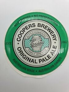 COOPERS BEER PALE ALE  DECAL STICKER LABEL 