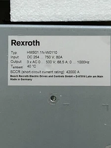 NUEVO - REXROTH HMS01.1N-W0110-A07-NNN, N SERVO DRIVE HSM (S-02) - Imagen 1 de 3