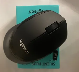 Logitech M330 Silent Plus (910-004909) Black Mouse - Picture 1 of 8