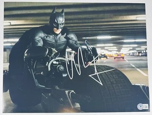 Christian Bale Signed Batman The Dark Knight 11x14 Photo + Beckett COA - Picture 1 of 2