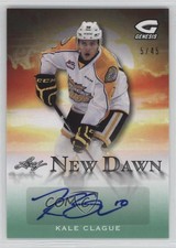 2016 Leaf Genesis New Dawn Green /45 Kale Clague #ND-KC1 Auto