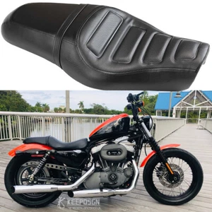 Two Up Driver Passenger Seat For Harley Davidson Sportster XL 1200 883 Nightster - Picture 1 of 13