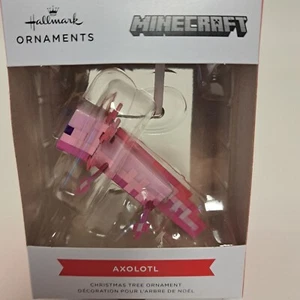 Hallmark Minecraft Rosa Axolotl: Sammlerstück 4" Christbaumschmuck Dekor - Bild 1 von 3