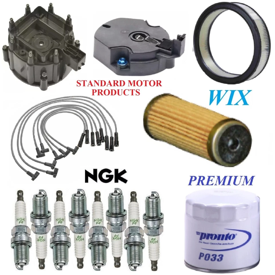 Kit de afinación filtros tapones de cable para Pontiac Grand Lemans V8 5,7 L VIN (R) 1977 Foto 1 de 1