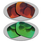 Fire Red&amp;Green Replacement Lenses For-Vonzipper Elmore Polarized