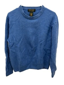 Daniel Bishop Sweater Mens XL Blue Pullover 100% Cashmere Designer - Picture 1 of 3