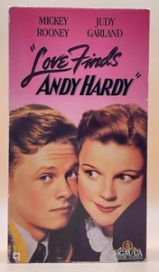 Love Finds Andy Hardy VHS 1938, 1990 Mickey Rooney Judy Garland *Buy 2 Get 1* - Picture 1 of 3