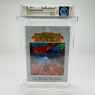 Bermuda Triangle - Atari 2600, 1982 Silver Box NIB Factory Sealed WATA 9.2 A++ - Image 1 of 4