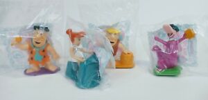 Dairy Queen Toys "Flintstones Rock" Complete Set of 4 1997 Dino Wilma Fred 
