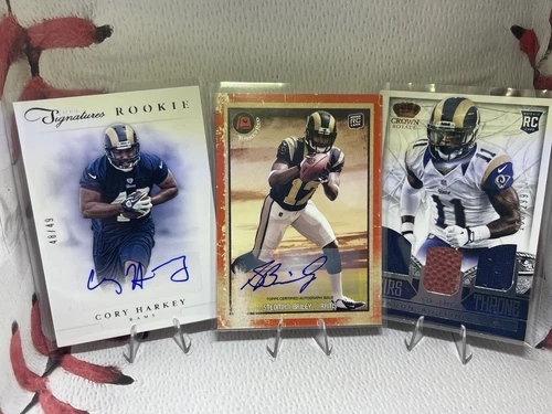 2013 Topps Turkey Red Autograph Stedman Bailey Auto Corey Harkey Tavon Austin