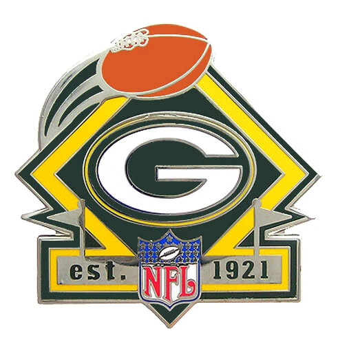 Green Bay Packers Established In 1921 NFL Logo Pin - Image 1 of 1