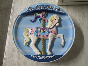 Bradford Exchange "Sweet Stander" Musical Carousel Collector's Plate, COA - Picture 1 of 6