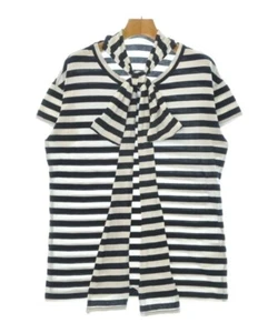 YOHJI YAMAMOTO T-shirt/Cut & Sewn NavyxWhite(Border) 2(Approx. S) 2200493143040 - Picture 1 of 9