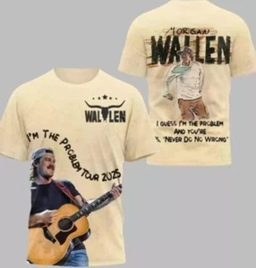 Morgan Wallen I m The Problem Tour 2025 3D Shirt - Picture 1 of 2