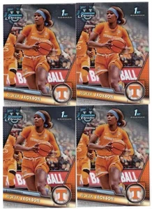 Lot (4) RICKEA JACKSON 23/24 Bowman Chrome U University 1st Rookie #77 LA SPARKS - Picture 1 of 2