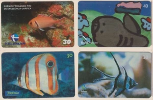 LOT de 4 télécartes BRESIL - ANIMAL - POISSON - FISH JAPAN phonecards - FISCH - Picture 1 of 1